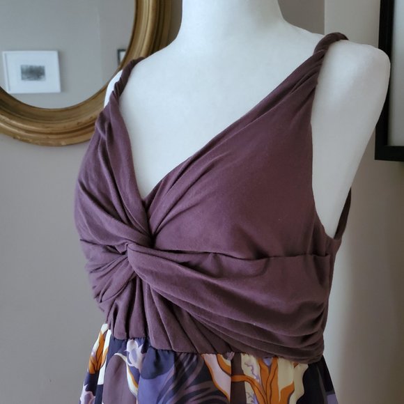 Anthropologie Lilka Silk Twist Detail Dress Medium - Picture 7 of 16